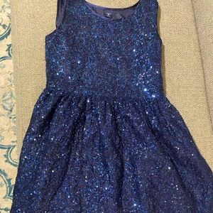 Gap girls size XL sequin Navy blue